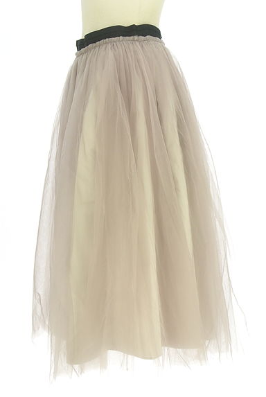 クリックで大画像表示 LANVIN en Bleu(ランバンオンブルー)の古着「膝下丈ボリュームチュールスカート(ロングスカート・マキシスカート)」大画像3へ