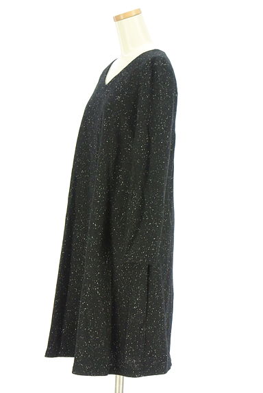 クリックで大画像表示 UNTITLED(アンタイトル)の古着「膝丈ネップウールワンピース(ワンピース・チュニック)」大画像3へ