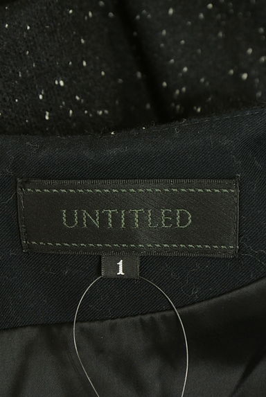 クリックで大画像表示 UNTITLED(アンタイトル)の古着「膝丈ネップウールワンピース(ワンピース・チュニック)」大画像6へ