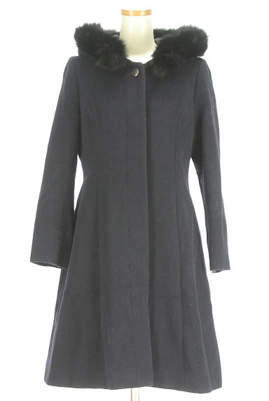 ef-de（エフデ）の古着「ファー付きフーディロングコート（コート）」大画像１へ