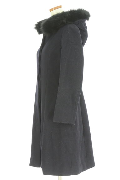 ef-de（エフデ）の古着「ファー付きフーディロングコート（コート）」大画像３へ