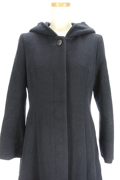 ef-de（エフデ）の古着「ファー付きフーディロングコート（コート）」大画像４へ