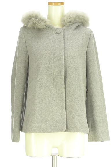 ef-de（エフデ）の古着「ファー付きフーディショートコート（コート）」大画像１へ