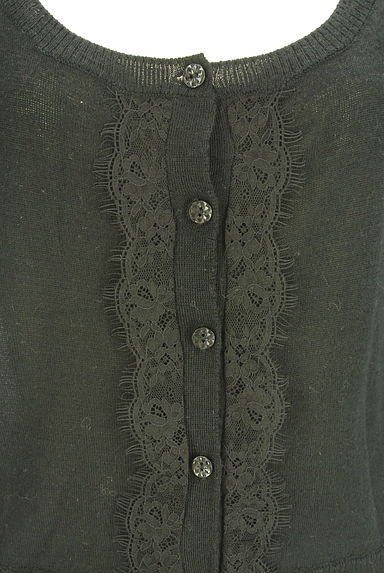 クリックで大画像表示 JILLSTUART(ジルスチュアート)の古着「フロントレースニットカーディガン(カットソー・プルオーバー)」大画像4へ