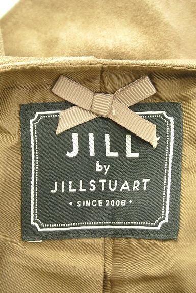 JILL by JILLSTUART（ジルバイジルスチュアート）の古着「スウェード調ノーカラージャケット（ブルゾン・スタジャン）」大画像６へ