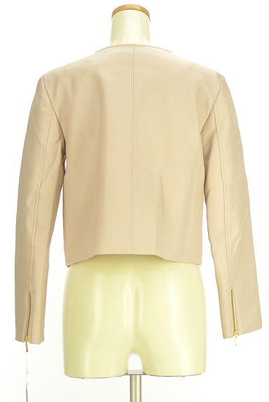 JILL by JILLSTUART（ジルバイジルスチュアート）の古着「エコレザーラインダースジャケット（ブルゾン・スタジャン）」大画像２へ