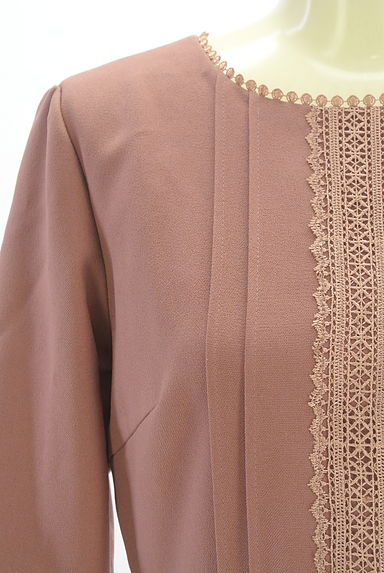 JILL by JILLSTUART（ジルバイジルスチュアート）の古着「刺繍レースライン入りワンピース（ワンピース・チュニック）」大画像４へ