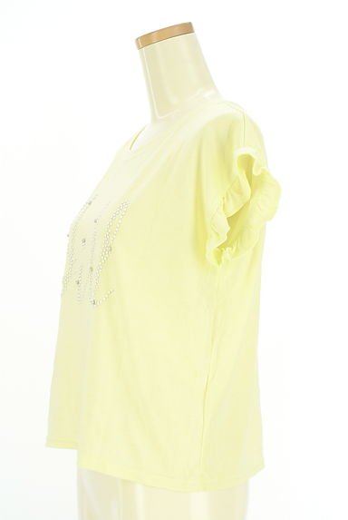 JILL by JILLSTUART（ジルバイジルスチュアート）の古着「スタッズロゴカットソー（Ｔシャツ）」大画像３へ