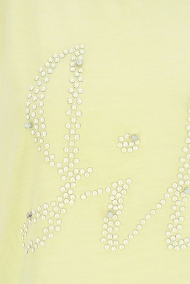 JILL by JILLSTUART（ジルバイジルスチュアート）の古着「スタッズロゴカットソー（Ｔシャツ）」大画像４へ