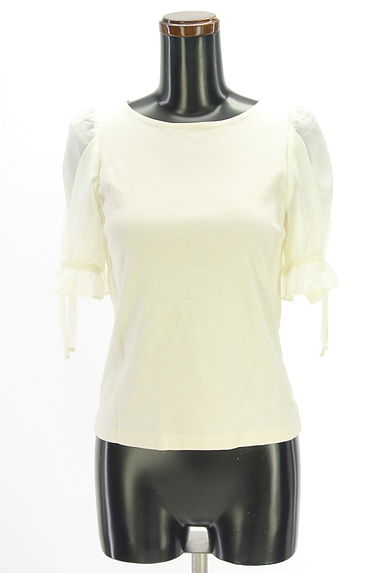 クリックで大画像表示 JILL by JILLSTUART(ジルバイジルスチュアート)の古着「シアーパフスリカットソー(カットソー・プルオーバー)」大画像1へ