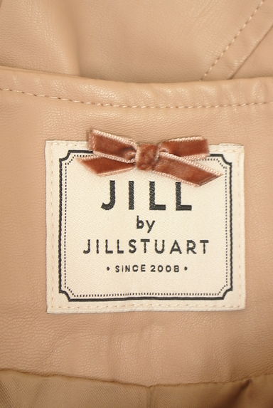 クリックで大画像表示 JILL by JILLSTUART(ジルバイジルスチュアート)の古着「ノーカラーエコレザージャケット(ブルゾン・スタジャン)」大画像6へ