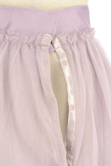 JILL by JILLSTUART（ジルバイジルスチュアート）の古着「ラメチュール膝下フレアスカート（ロングスカート・マキシスカート）」大画像４へ