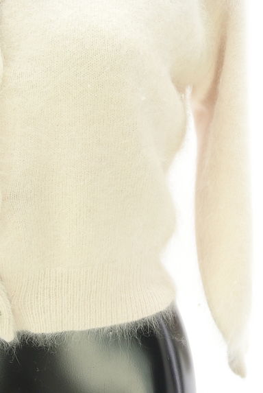 JILL by JILLSTUART（ジルバイジルスチュアート）の古着「ビジュー付きアンゴラ混ニットカーディガン（カーディガン・ボレロ）」大画像５へ