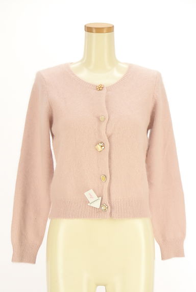 JILL by JILLSTUART（ジルバイジルスチュアート）の古着「ビジュー付きふんわりニットカーデ（カーディガン・ボレロ）」大画像４へ