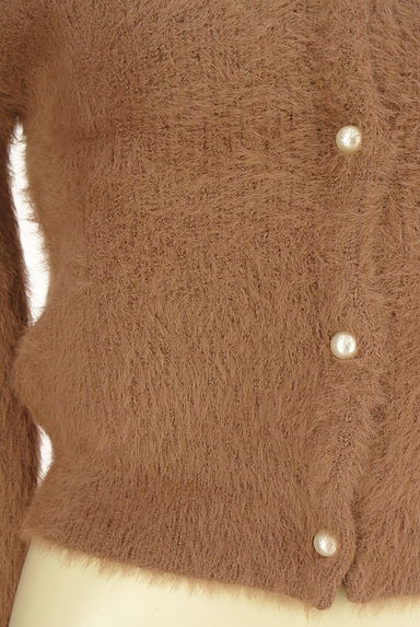 クリックで大画像表示 JILL by JILLSTUART(ジルバイジルスチュアート)の古着「ラメシャギーニットカーディガン(カーディガン・ボレロ)」大画像4へ