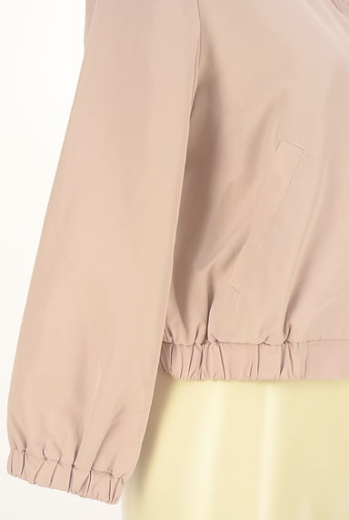 JILL by JILLSTUART（ジルバイジルスチュアート）の古着「バックレースアップノーカラージャケット（ブルゾン・スタジャン）」大画像４へ