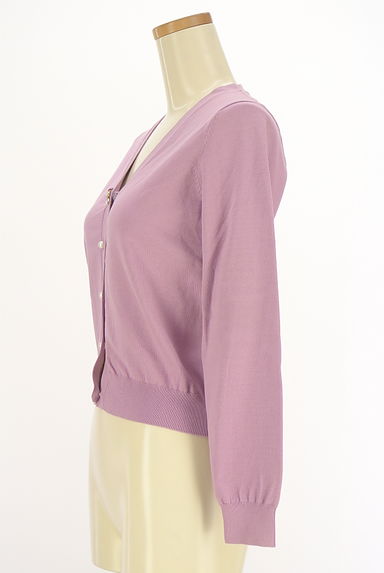 JILL by JILLSTUART（ジルバイジルスチュアート）の古着「ビジュー付きニットカーディガン（カーディガン・ボレロ）」大画像３へ