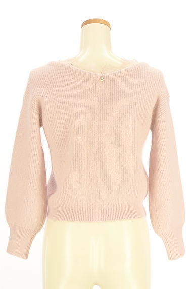 JILL by JILLSTUART（ジルバイジルスチュアート）の古着「レースネックアンゴラ混ニット（ニット）」大画像２へ