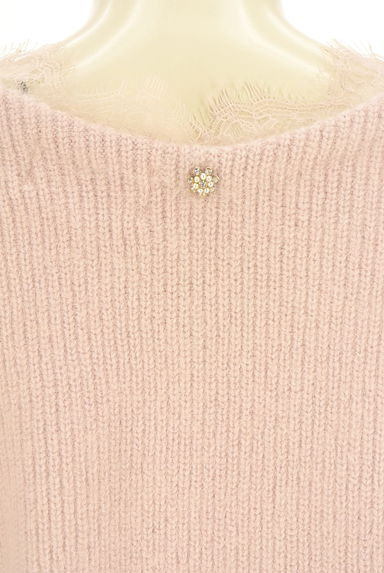 JILL by JILLSTUART（ジルバイジルスチュアート）の古着「レースネックアンゴラ混ニット（ニット）」大画像４へ