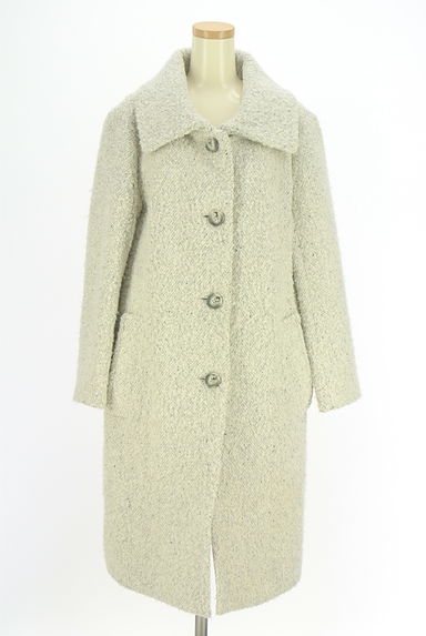 BABYLONE（バビロン）の古着「ビッグカラーネップロングコート（コート）」大画像１へ