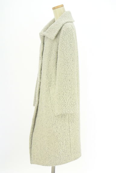 BABYLONE（バビロン）の古着「ビッグカラーネップロングコート（コート）」大画像３へ