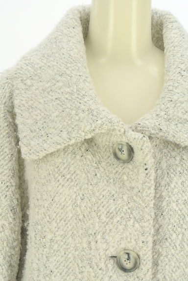 BABYLONE（バビロン）の古着「ビッグカラーネップロングコート（コート）」大画像４へ