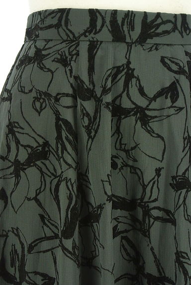 Stola.（ストラ）の古着「フロッキー花柄ロングシフォンスカート（ロングスカート・マキシスカート）」大画像４へ