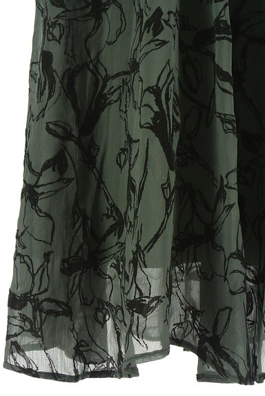 Stola.（ストラ）の古着「フロッキー花柄ロングシフォンスカート（ロングスカート・マキシスカート）」大画像５へ