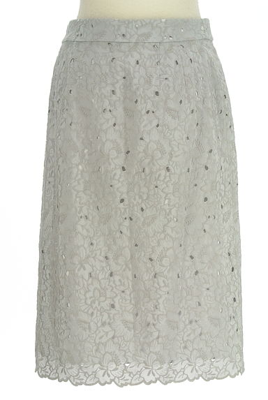 クリックで大画像表示 Paul Stuart(ポールスチュアート)の古着「花刺繍膝下スカート(スカート)」大画像2へ