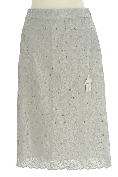 クリックで大画像表示 Paul Stuart(ポールスチュアート)の古着「花刺繍膝下スカート(スカート)」大画像4へ