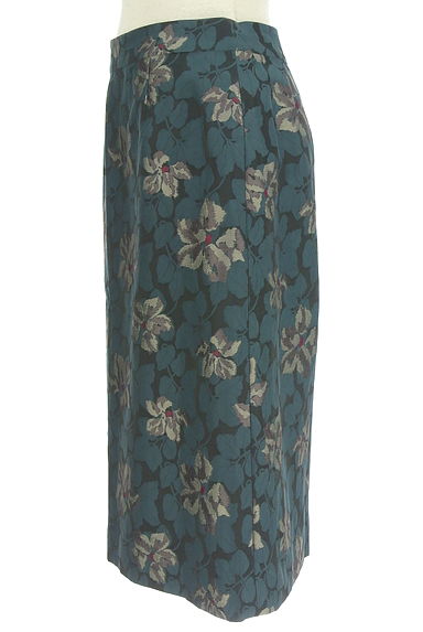Paul Stuart（ポールスチュアート）の古着「花柄ジャガード膝下スカート（スカート）」大画像３へ