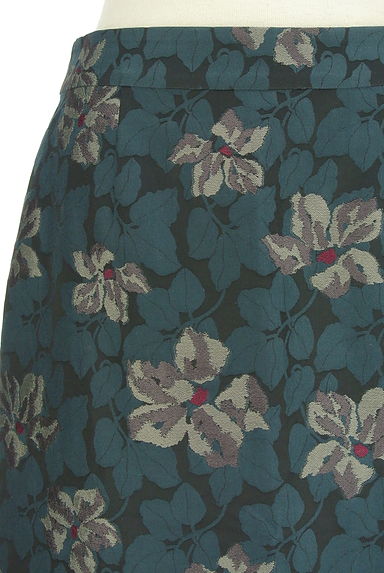 Paul Stuart（ポールスチュアート）の古着「花柄ジャガード膝下スカート（スカート）」大画像４へ
