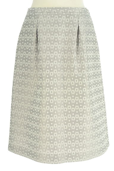 クリックで大画像表示 Paul Stuart(ポールスチュアート)の古着「微光沢膝丈タックスカート(スカート)」大画像1へ