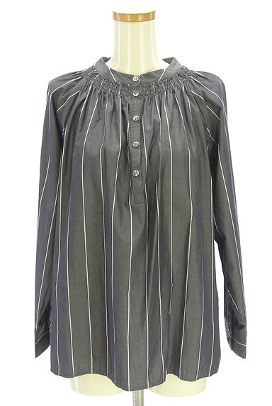 SCAPA（スキャパ）の古着「ラグランストライプブラウス（カットソー・プルオーバー）」大画像１へ