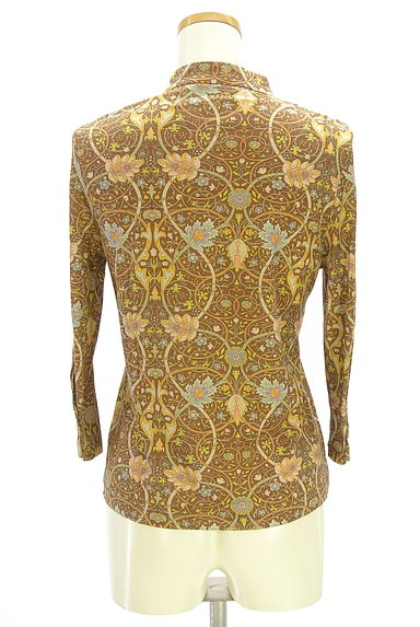 SCAPA（スキャパ）の古着「エスニック花柄ハイネックカットソー（カットソー・プルオーバー）」大画像２へ