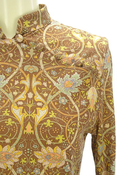 SCAPA（スキャパ）の古着「エスニック花柄ハイネックカットソー（カットソー・プルオーバー）」大画像４へ