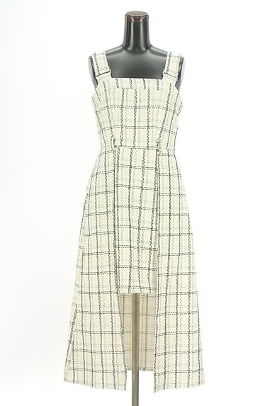 クリックで大画像表示 REDYAZEL(レディアゼル)の古着「ラメツイードロングワンピース(キャミワンピース)」大画像1へ