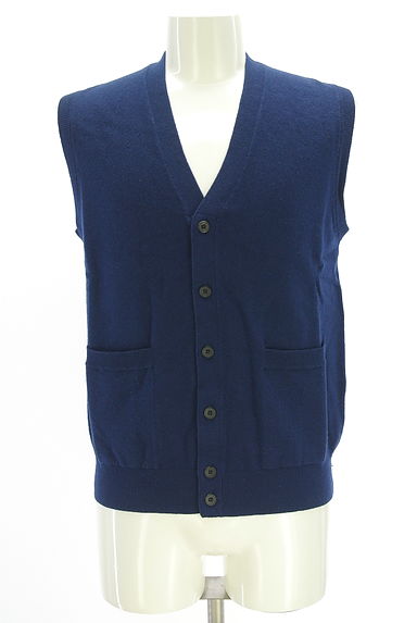 BEAMS Men's（ビームス　メンズ）の古着「BEAMS PLUS ハイゲージニットベスト（ベスト）」大画像１へ