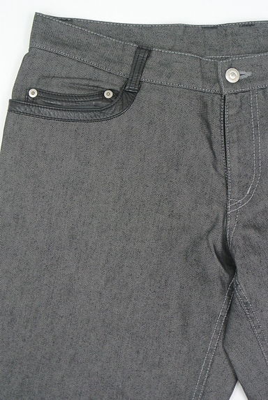 クリックで大画像表示 ARTISAN(アルチザン)の古着「レザー切替ブラックデニムパンツ(デニムパンツ)」大画像3へ