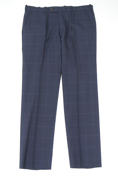 クリックで大画像表示 COMME CA MEN(コムサメン)の古着「チェック柄センタープレステーパードパンツ(パンツ)」大画像1へ