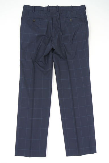 クリックで大画像表示 COMME CA MEN(コムサメン)の古着「チェック柄センタープレステーパードパンツ(パンツ)」大画像2へ