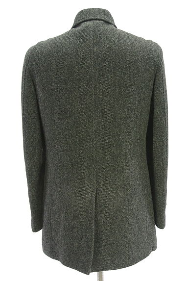 クリックで大画像表示 COMME CA MEN(コムサメン)の古着「衿ベルト付きミドル丈ウールコート(コート)」大画像2へ