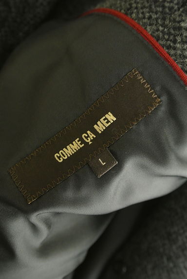 クリックで大画像表示 COMME CA MEN(コムサメン)の古着「衿ベルト付きミドル丈ウールコート(コート)」大画像6へ
