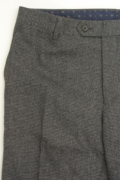 COMME CA MEN（コムサメン）の古着「チェック柄ウールテーパードパンツ（パンツ）」大画像３へ
