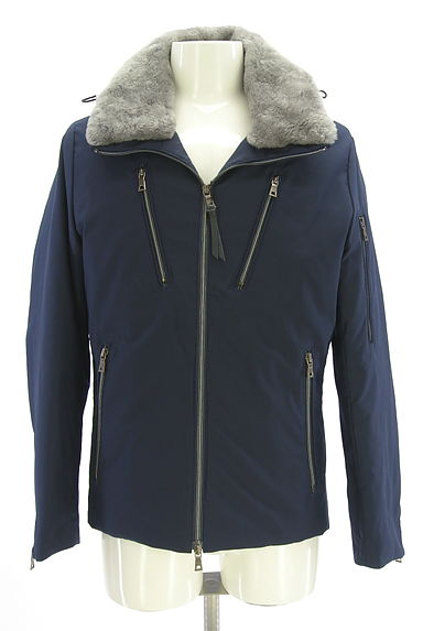 EPOCA UOMO（エポカウォモ）の古着「ファー衿付きダウンジャケット（ダウンジャケット・ダウンコート）」大画像１へ