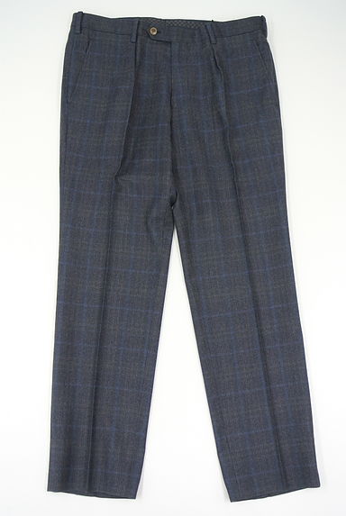 COMME CA MEN（コムサメン）の古着「チェック柄ウールテーパードパンツ（パンツ）」大画像１へ