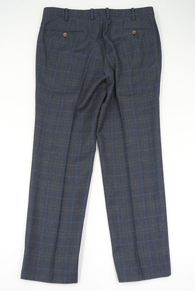 COMME CA MEN（コムサメン）の古着「チェック柄ウールテーパードパンツ（パンツ）」大画像２へ