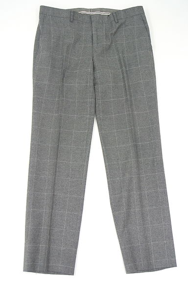 COMME CA MEN（コムサメン）の古着「チェック柄ウールテーパードパンツ（パンツ）」大画像１へ