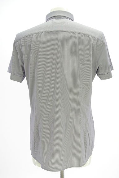 EPOCA UOMO（エポカウォモ）の古着「ストレッチラウンドヘムシャツ（カジュアルシャツ）」大画像２へ