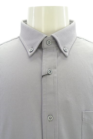 EPOCA UOMO（エポカウォモ）の古着「ストレッチラウンドヘムシャツ（カジュアルシャツ）」大画像４へ